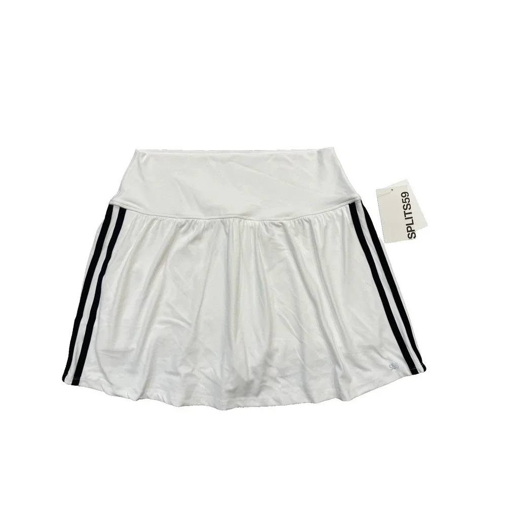 NWT Splits59 Ella Airweight High Waist Women's Skort MSRP $128 White Sz XL New